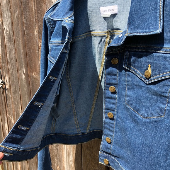 Calvin Klein Jean jacket size small - Picture 7 of 16